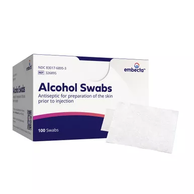 BD 326895 - Alcohol Prep Pad BD™ 70% Strength Isopropyl Alcohol Individual Packet NonSterile