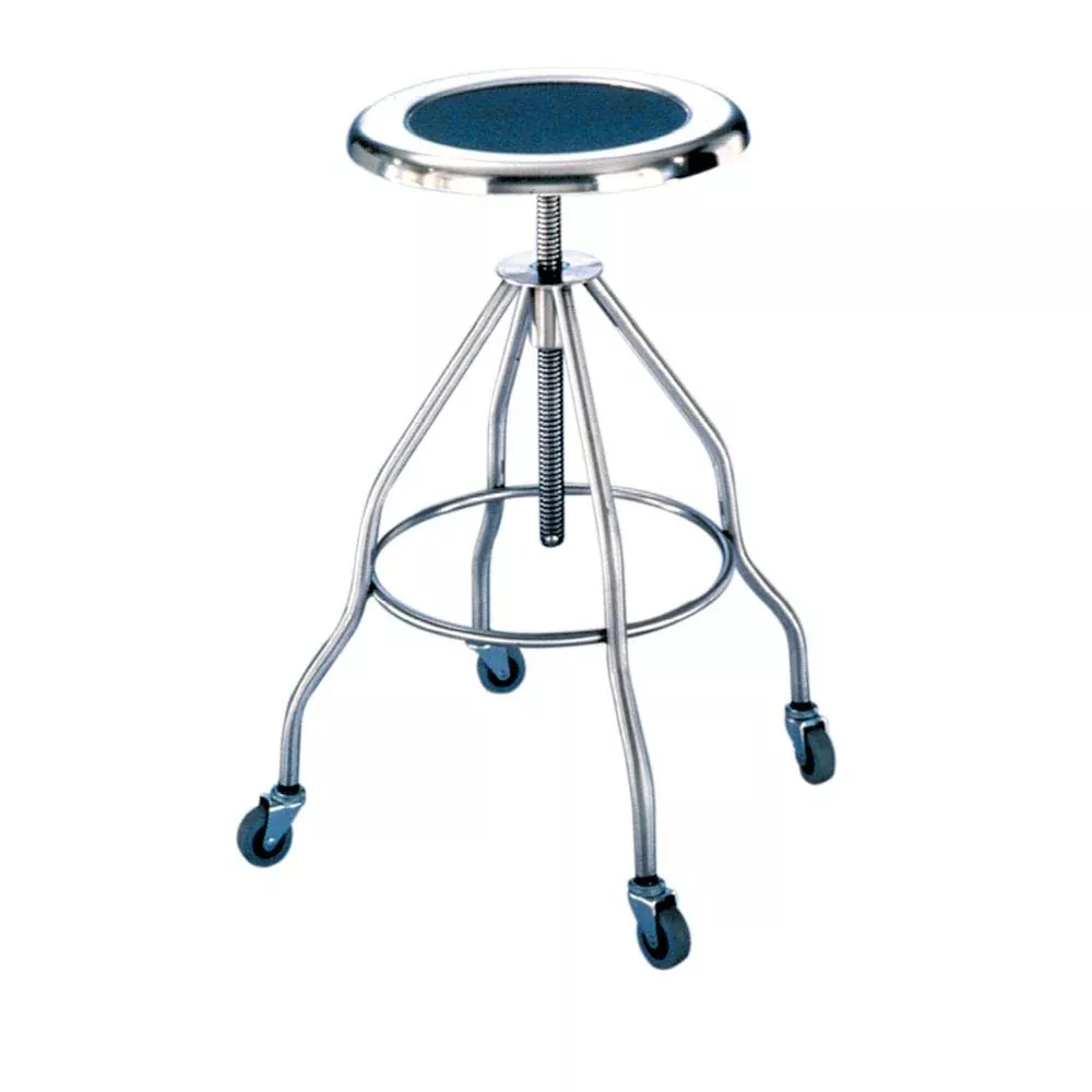 Blickman Clifton Revolving Stool with Rounded Seat Apron Clifton Stool w/Rubber Tips - 95-267