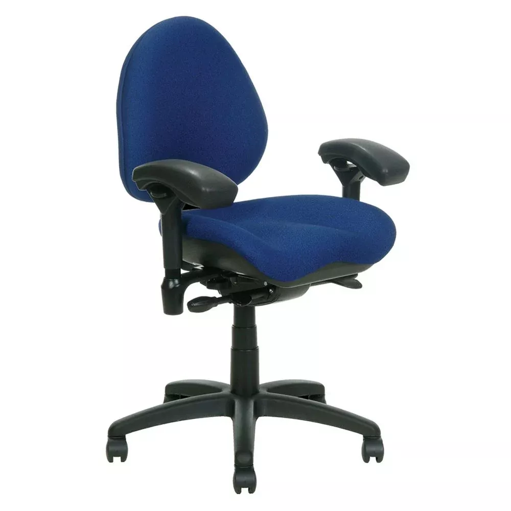BodyBilt Task Chair Chair, Standard, Black - 7874/BLACK/NA