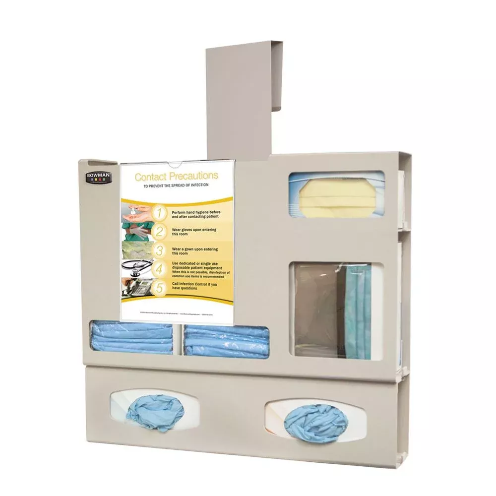 Bowman Protection System Isolation Kit, Wide, Double-Glove, Clip-On Sign, Door Hanger Protection System Isolation Kit, Wide, Double-Glove, Clip-On Sign, Door Hanger- 960659