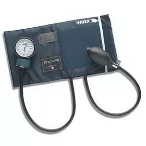 Briggs 01-140-017 - PRECISION Aneroid Sphygmomanometers with Blue Nylon Cuff, Thigh