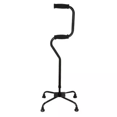 Briggs 502-1510-0200 - HealthSmart Sit-to-Stand Quad Cane, Small Base