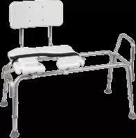 Briggs 522-1734-1900 - Heavy Duty Sliding Transfer Bench W/Cut-Out Seat