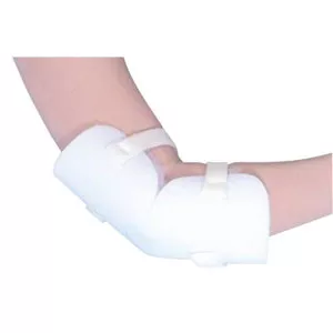 Briggs 555-8075-1900 - Heel/Elbow Protector with Two Straps, One Size Fits Most, White