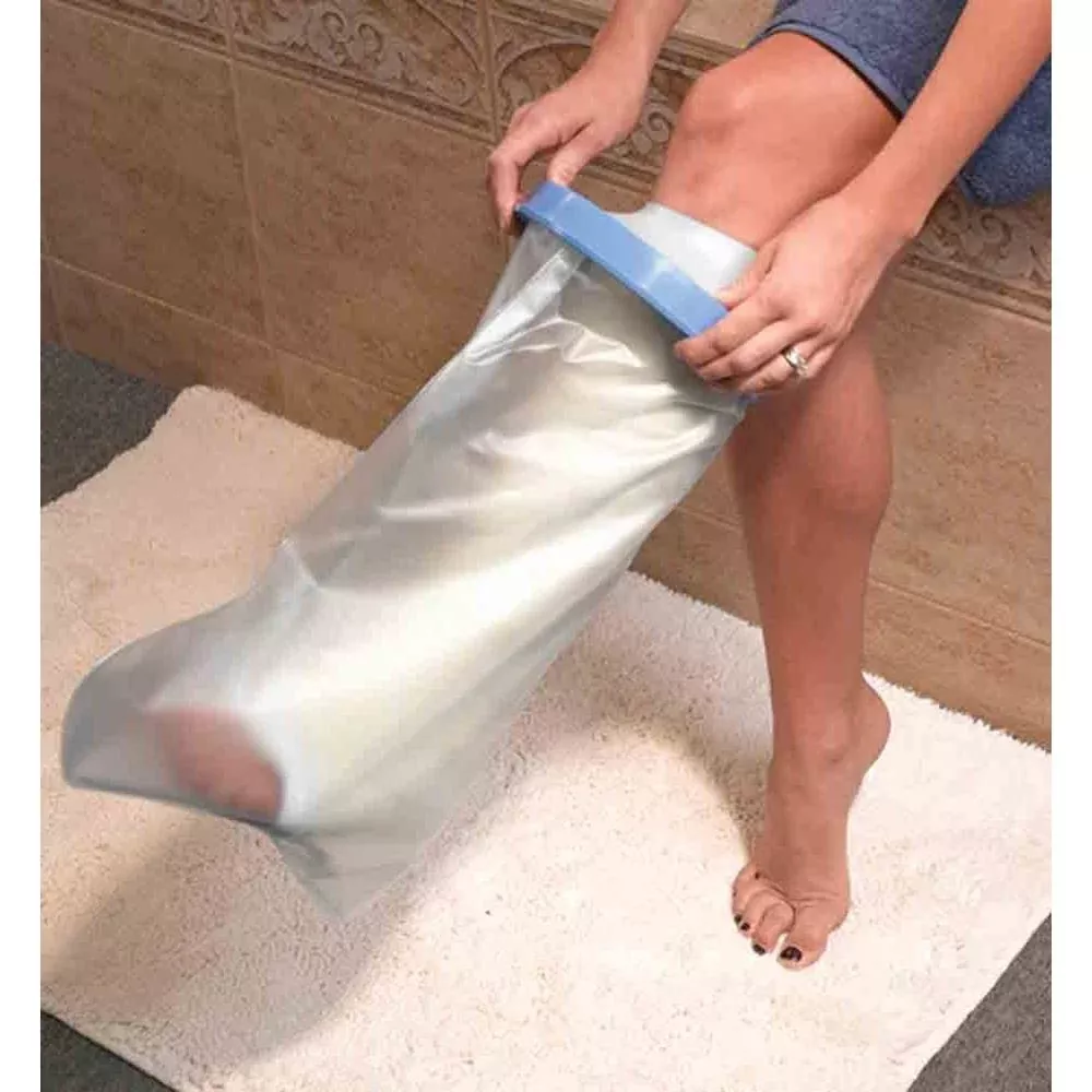 BrownMed SEAL-TIGHT Original Cast and Bandage Protector Cast and Bandage Protector, Pedi, Short Leg, 12" - 66170
