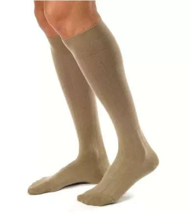 BSN 113161 - Jobst For Men Casual Knee-High, 30-40, Closed, Navy, Medium