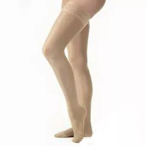 BSN 114200 - Relief Thigh High w/Sil Band,20-30,Open Toe,Sm,Bge