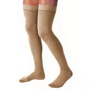 BSN 114645 - Relief,Thigh High,Open Toe,Medium, 20-30,Beige
