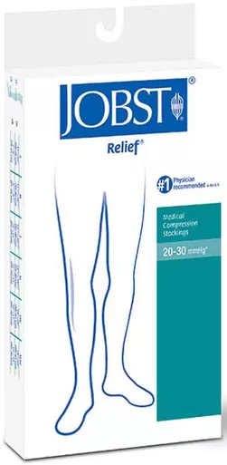 BSN 114731 - Relief Knee-High Firm Compression Stockings Medium, Black (114731)