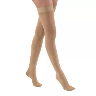 BSN 114820 - Relief Thigh-High Moderate Compression Stockings Large, Beige (114820)