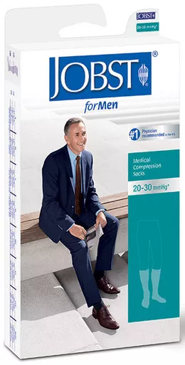 BSN 115089 - Med, Black, Knee Lngth Men'S 20-30 Mmhg St