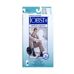 BSN 115294 - Jobst For Men,20-30mm,Clsd Toe,Black,Large,Pair