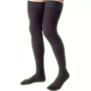 BSN 115507 - Opaque Women's Thigh-High Moderate Compression Stockings X-Large, Black