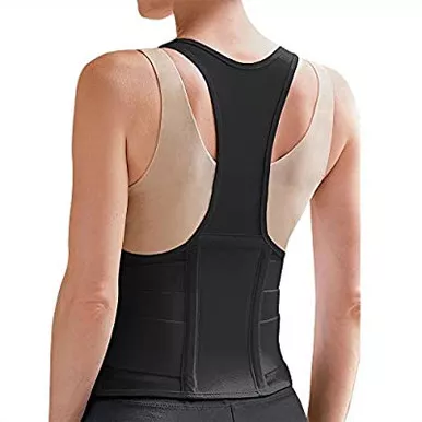 BSN 2000BL - Original Cincher Back Support, Black, Large