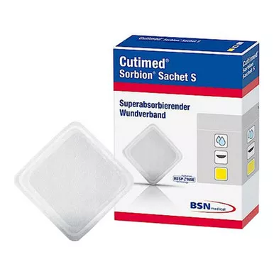 BSN 7323212 - Cutimed Sorbion Sachet S Dressing, 6" x 6"