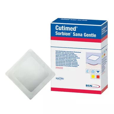 BSN 7323325 - Cutimed Sorbion Sana Gentle Dressing 9" x 5"