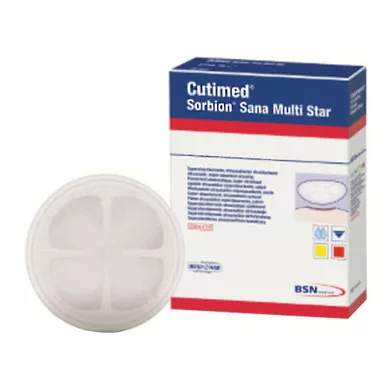 BSN 7323801 - Cutimed Sorbion Sana Multi Star 4-1/2"