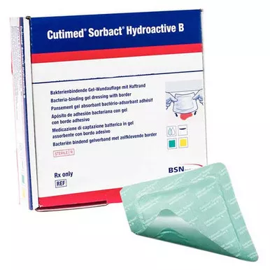 BSN 7993302 - Antimicrobial Hydrogel Dressing Cutimed Sorbact Hydroactive B 5-1/2 X 5-1/2 Inch 10 Count Sterile
