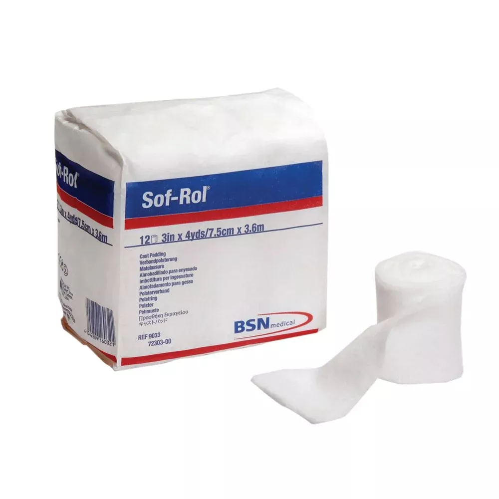 BSN Sof-Rol Synthetic Cast Padding Synthetic Cast Padding, 3" x 4 yds., 12/pk - 4965