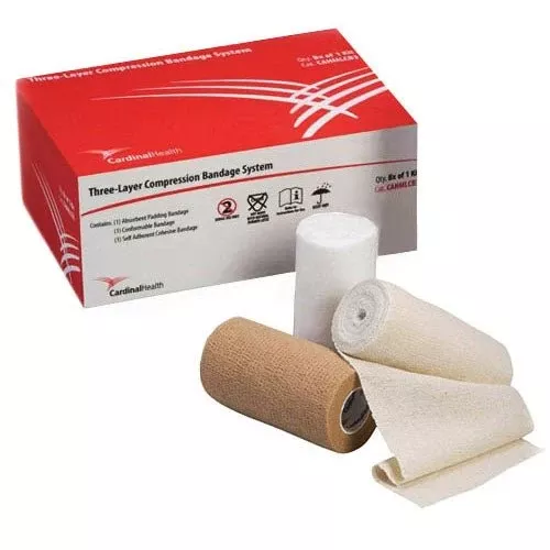BX/1 - Cardinal Health Three-Layer Compression Bandage SystemManufacturer #: CAHMLCB3