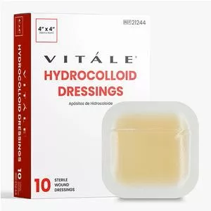 BX/10 - Vitale Thin Hydrocolloid Dressing, 4" x 4"Manufacturer #: L21044