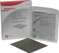 BX/15 - Polymem Silver Non-Adhesive PolyMeric Membrane Dressing, 6.5" x 7.5"Manufacturer #: 1077