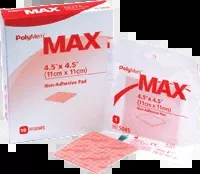 BX/5 - Polymem Max8" x 8" Non-Adhesive PolyMeric Membrane DressingManufacturer #: 5088
