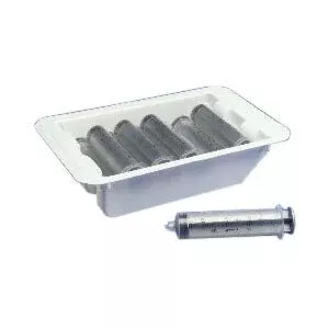 CA/200 - Monoject Pharmacy Tray with Luer-Lock Tip Syringes 3 mL (200 count)Manufacturer #: 8881513207
