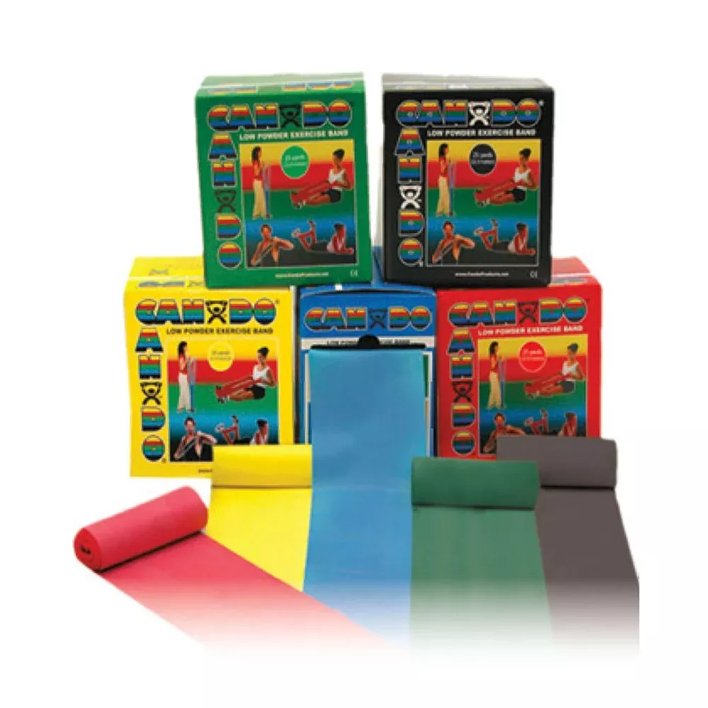CanDo Exercise Bands Exercise Band, Red, 50 yds, cs/4 - 3968
