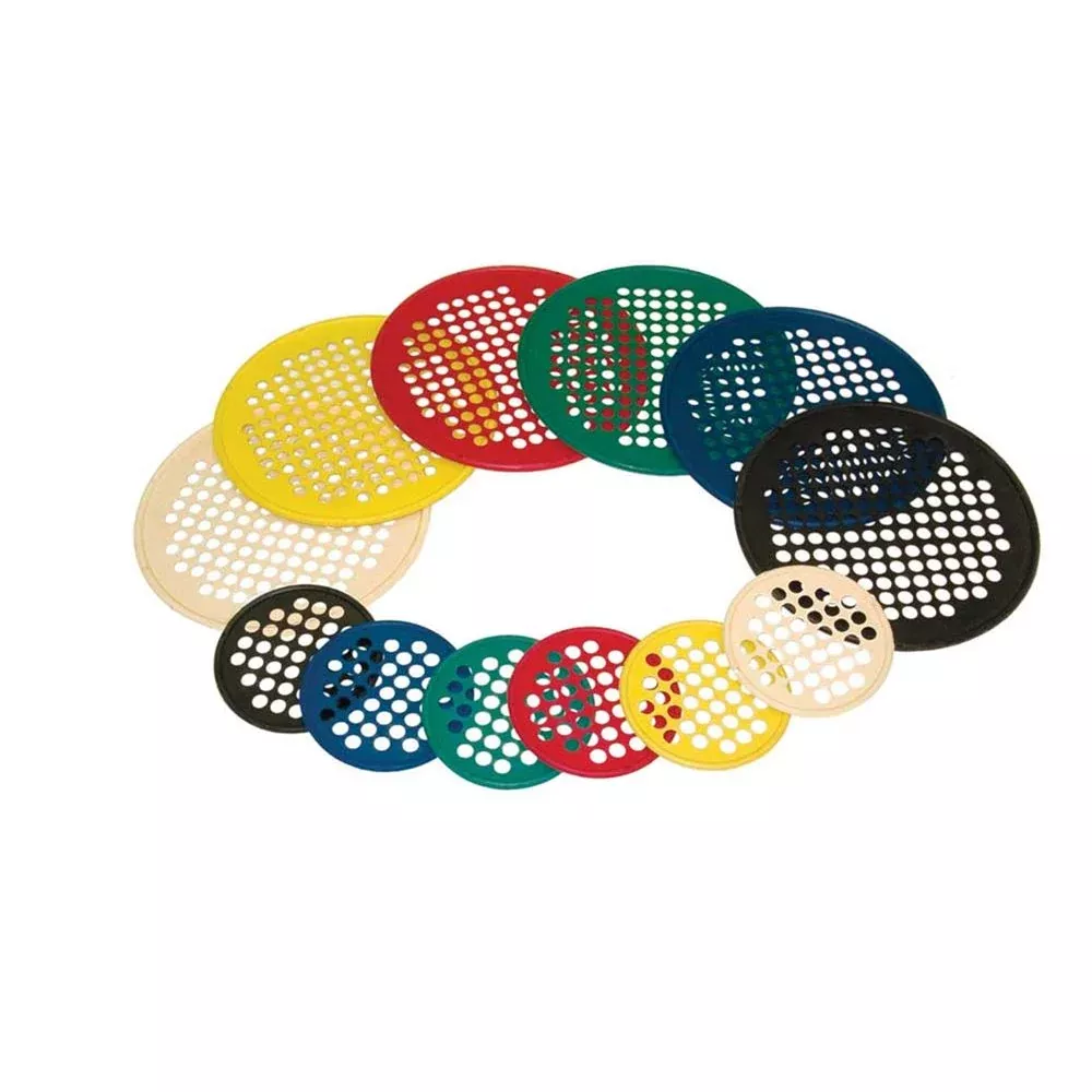 CanDo Hand Exercise Webs Hand Exercise Web, Yellow, Red, Light - 33058