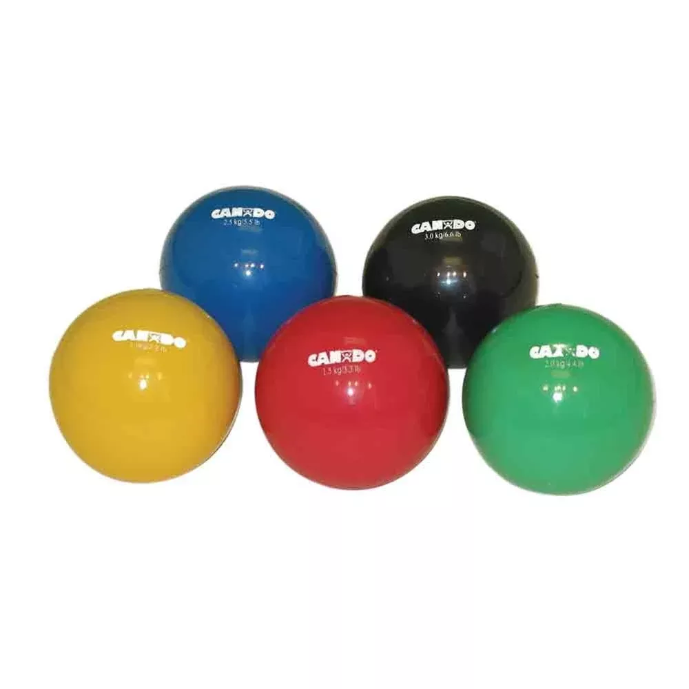 CanDo Hand Wate Balls Hand Wate Balls, 1 kg (2.2 lbs.), Yellow - 31770