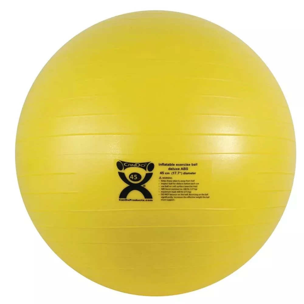 CanDo Inflatable Exercise Balls CanDo Exercise Ball, Red - 33107