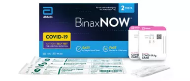 Cardinal Health 195-260 - Abbott BinaxNOW COVID Ag (Antigen) Self Test, 2 Count