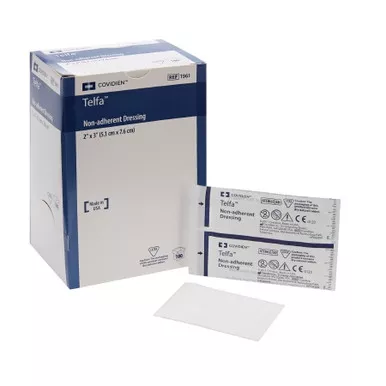 Cardinal Health 1961 - Non-Adherent Dressing Telfa™ Ouchless Cotton 2 X 3 Inch Sterile