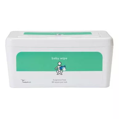 Cardinal Health 2BWSU-80 - Baby Wipes, Fragrance Free (80 per softpack)