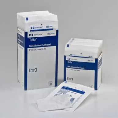 Cardinal Health 3279 - Non-Adherent Dressing Telfa™ Ouchless Cotton / Mylar 8 X 10 Inch NonSterile