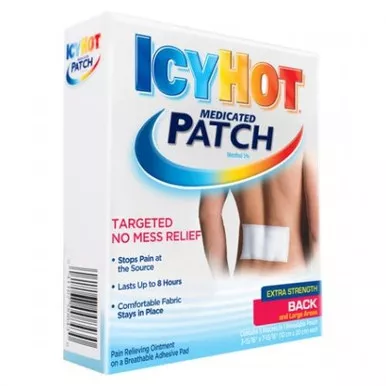 Cardinal Health 3485984 - Icy Hot Topical Analgesic Patch, Extra Strength, Back and Large Areas