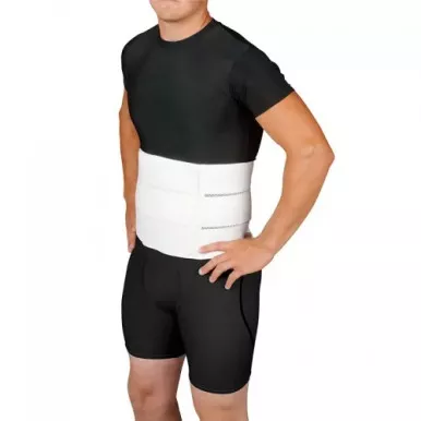 Cardinal Health 5559 WHI SM - Leader Abdominal Binder 9", White, Small