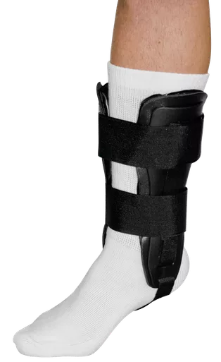 Cardinal Health 5574 BLA UN - Leader Gel Air Ankle Support, Black, Universal