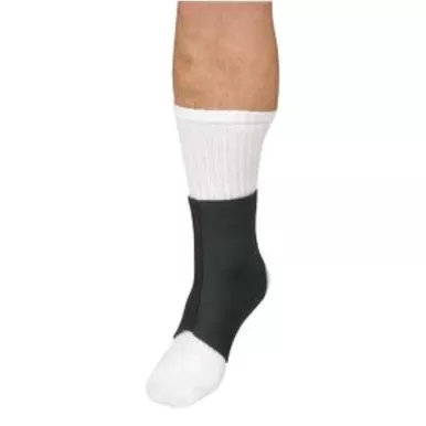 Cardinal Health 5590 BLA MD - Leader Neoprene Ankle Support, Black, Medium
