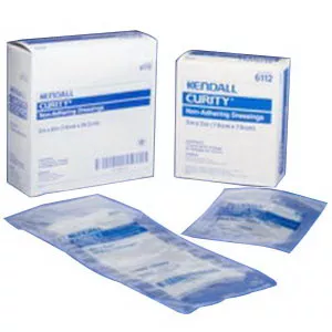 Cardinal Health 6115- - Curity Non-Adhering Oil Emulsion Dressing, 3" x 8" Rectangle 3's