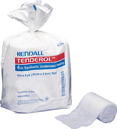 Cardinal Health 6244- - Tenderol Synthetic Undercast Padding 4" x 4 yds.