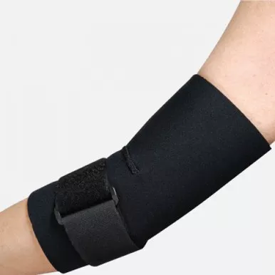 Cardinal Health 6645 BLA UN - Leader Neoprene Tennis Elbow Strap, One Size Fits All