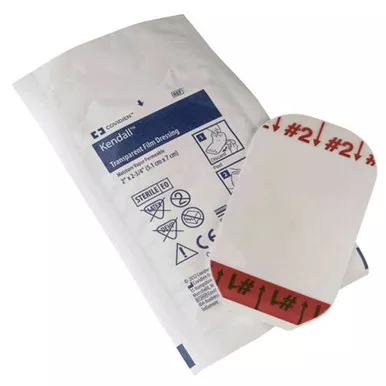 Cardinal Health 6648 - Polyskin II Transparent Dressing, 8" x 10", Rectangle