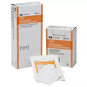 Cardinal Health 7666 - Impregnated Non-Adherent Dressing Telfa™ AMD Non-adherent Material 4 X 8 Inch Sterile
