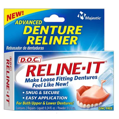 Cardinal Health 826061 - D.O.C. Reline-It Advanced Denture Reliner (2 Count)