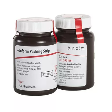 Cardinal Health C-PG145I - Sterile Iodoform Packing Strip 1/4" x 5 yds.