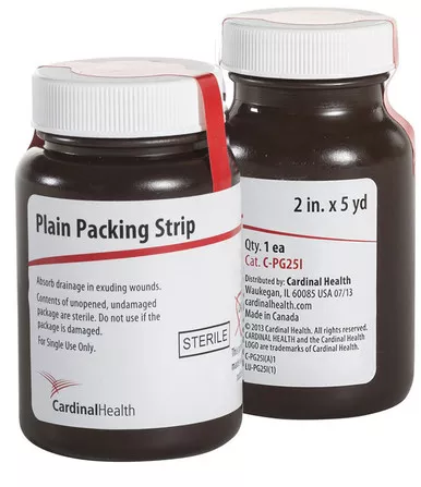 Cardinal Health C-PG25I - Iodoform Packing Strip, 2" x 5 yds.