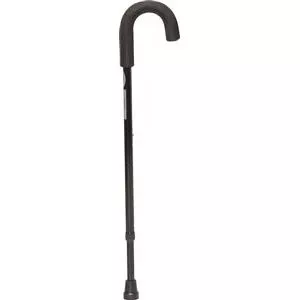 Cardinal Health CNE0012 - J-Hook Push Button Cane, 250 lb Weight Capacity