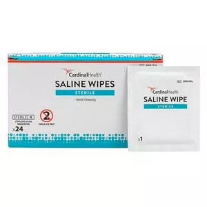 Cardinal Health Saline Wipes- Box of 24